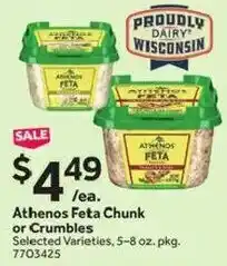 Stop&Shop Athenos Feta Chunk or Crumbles offer