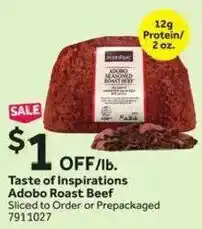 Stop&Shop Taste of Inspirations Adobo Roast Beef offer