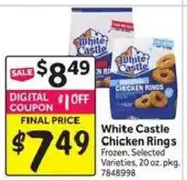 Stop&Shop White Castle Chicken Rings offer