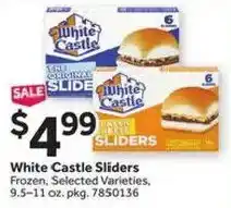 Stop&Shop White Castle Sliders offer