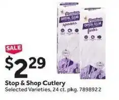 Stop&Shop Stop & Shop Cutlery offer
