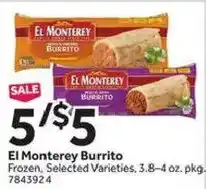 Stop&Shop El Monterey Burrito offer