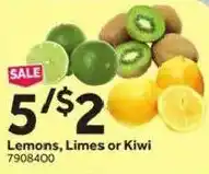 Stop&Shop Lemons, Limes or Kiwi offer