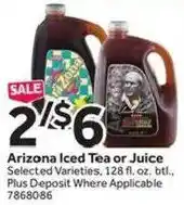 Stop&Shop Arizona Iced Tea or Juice offer