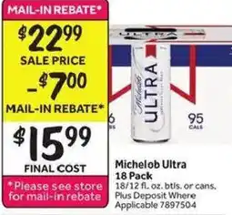Stop&Shop Michelob Ultra offer