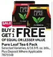 Stop&Shop Pure Leaf Tea 6 Pack offer