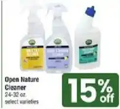 Shaw's Open Nature Cleaner offer