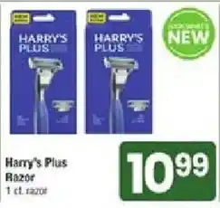 Shaw's Harry's Plus Razor offer
