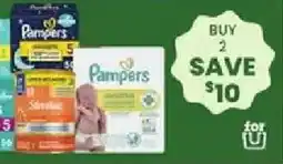 Shaw's Pampers diapers offer
