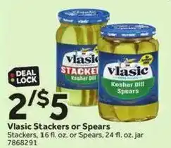 Stop&Shop Vlasic Stackers or Spears offer