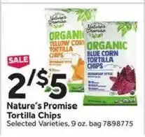 Stop&Shop Nature's Promise Tortilla Chips offer