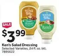 Stop&Shop Ken's Salad Dressing offer