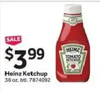 Stop&Shop Heinz ketchup offer