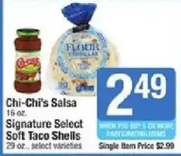 Shaw's Chi-Chi's Salsa Signature Select Soft Taco Shells offer