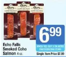 Shaw's Echo Falls Smoked Coho Salmon offer