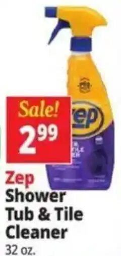 Ocean State Job Lot Zep Shower Tub & Tile Cleaner offer