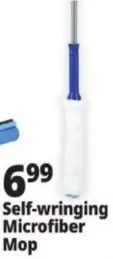 Ocean State Job Lot Self-wringing Microfiber Mop offer