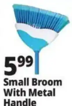 Ocean State Job Lot Small Broom With Metal Handle offer