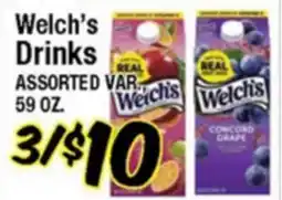 Western Beef Welch's Drinks offer