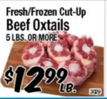 Western Beef Fresh/Frozen Cut-Up Beef Oxtails offer
