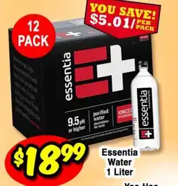 Western Beef Essentia Water offer
