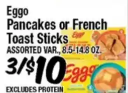 Western Beef Eggo Pancakes or French Toast Sticks offer