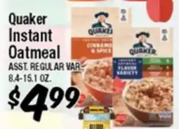 Western Beef Quaker Instant Oatmeal offer
