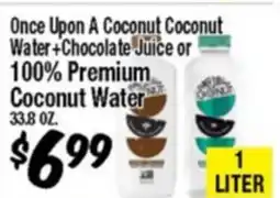 Western Beef Once Upon A Coconut Coconut Water + Chocolate Juice or 100% Premium Coconut Water offer