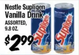 Western Beef Nestle Supligen Vanilla Drink offer
