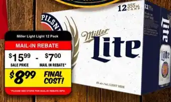Western Beef Miller Light offer