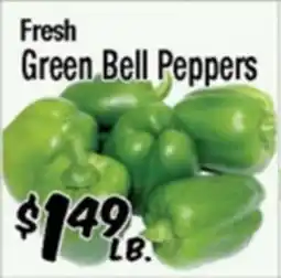 Western Beef Fresh Green Bell Peppers offer