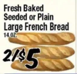 Western Beef Fresh Baked Seeded or Plain Large French Bread offer