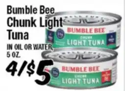 Western Beef Bumble Bee Chunk Light Tuna offer