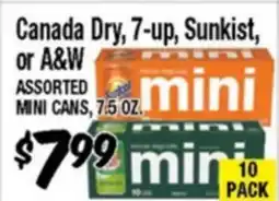 Western Beef Canada Dry, 7-up, Sunkist, or A&W offer