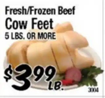 Western Beef Fresh/Frozen Beef Cow Feet offer