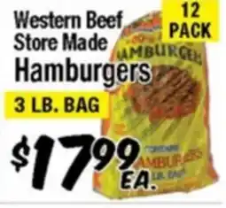 Western Beef Western Beef Store Made Hamburgers offer