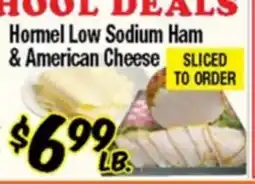 Western Beef Hormel Low Sodium Ham & American Cheese offer