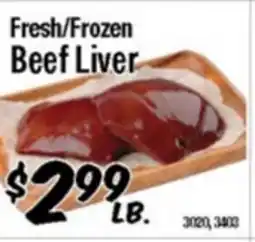 Western Beef Fresh/Frozen Beef Liver offer