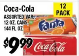 Western Beef Coca-Cola ASSORTED VAR, 12 OZ. CANS, 144 FL OZ offer