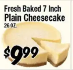 Western Beef Fresh Baked 7 Inch Plain Cheesecake offer