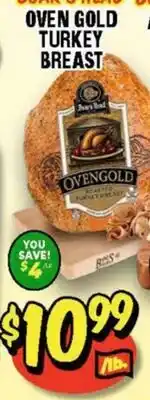 Western Beef OVEN GOLD TURKEY BREAST offer