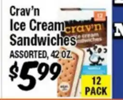 Western Beef Crav'n Ice Cream Sandwiches offer