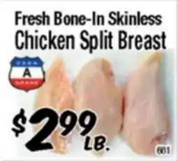 Western Beef Fresh Bone-In Skinless Chicken Split Breast offer