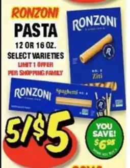 Western Beef RONZONI PASTA offer