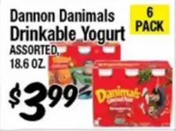 Western Beef Dannon Danimals Drinkable Yogurt offer