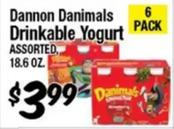 Western Beef Dannon Danimals Drinkable Yogurt offer