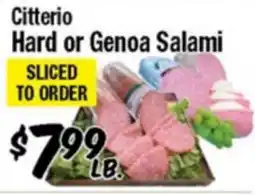 Western Beef Citterio Hard or Genoa Salami offer