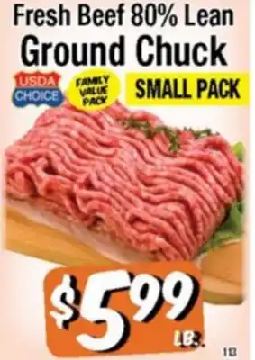 Western Beef Fresh Beef 80% Lean Ground Chuck offer