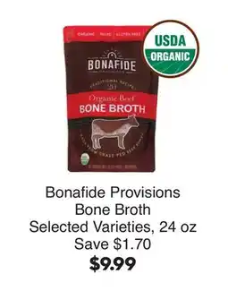 Bristol Farms Bonafide Provisions Bone Broth offer