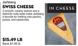Bristol Farms Jarlsberg SWISS CHEESE offer